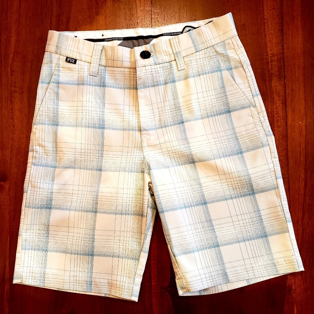 FOX Brand Plaid Shorts